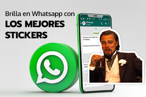 El GIF de DiCaprio en un mensaje de Whatsapp